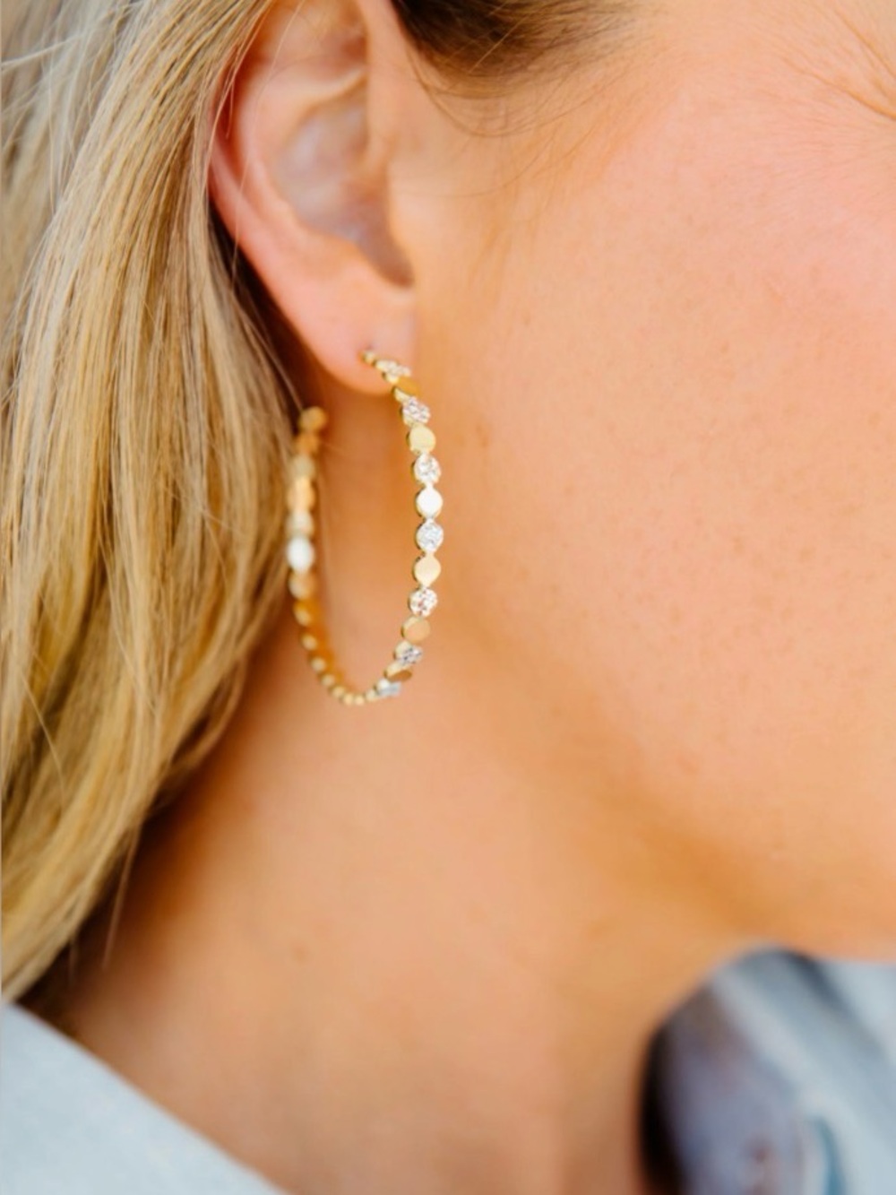 Jennifer Zeuner "Bea" 1.5 inch hoops